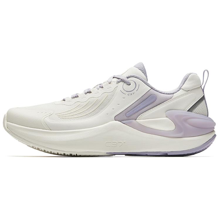 Кроссовки женские ANTA C37+ белые с лавандовым