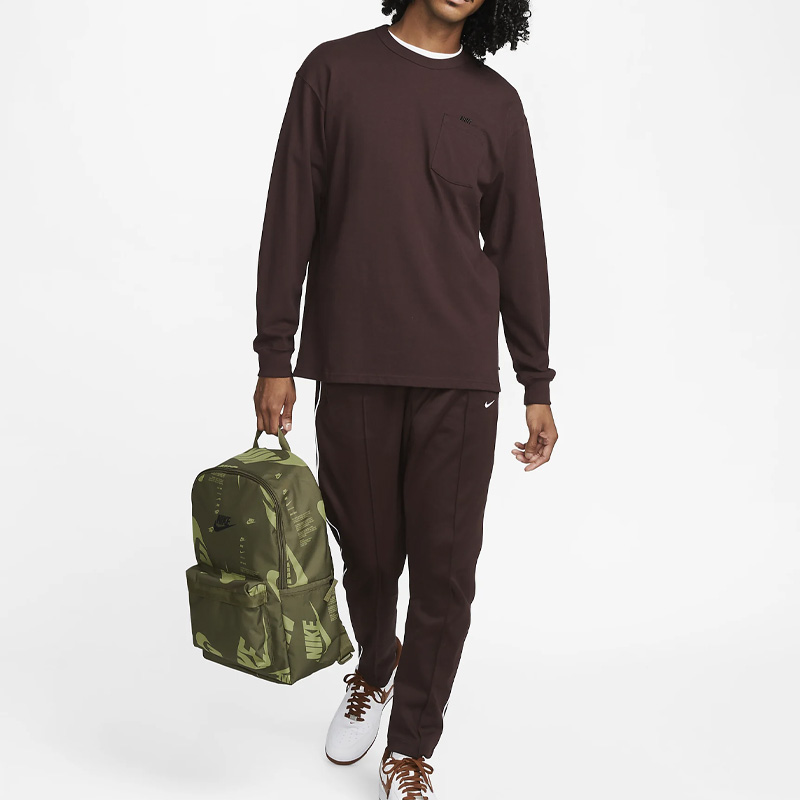 Рюкзак унисекс Nike Heritage Fabric Regular, olive green