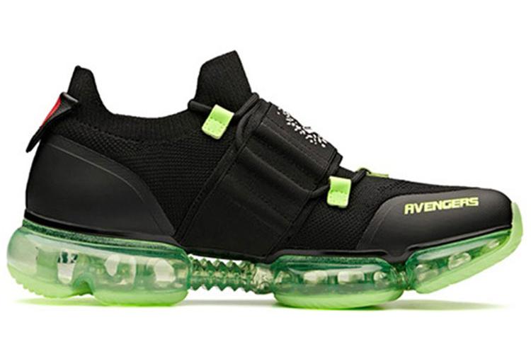 Кроссовки мужские MARVEL x Anta чёрно-зелёные, 42 EU