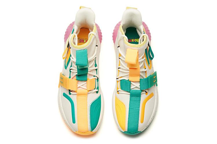 Спортивные кроссовки женские ANTA Gotenks белые и зелёные, 39 EU