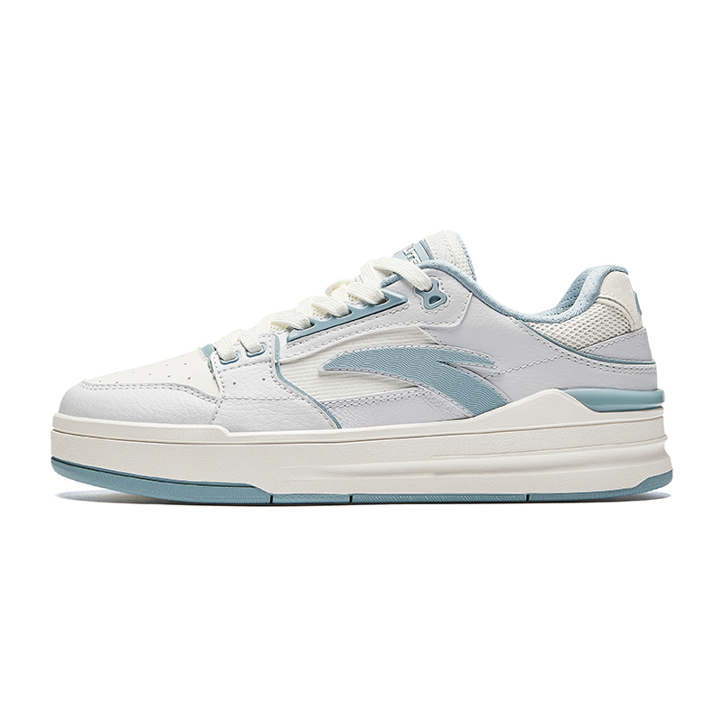 Кеды женские ANTA Street Tough LITE ivory white/sand gray/light blue-4