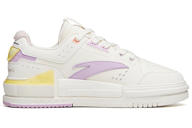 Кеды женские ANTA 922138061-3 белые и фиолетовые, 40 EU