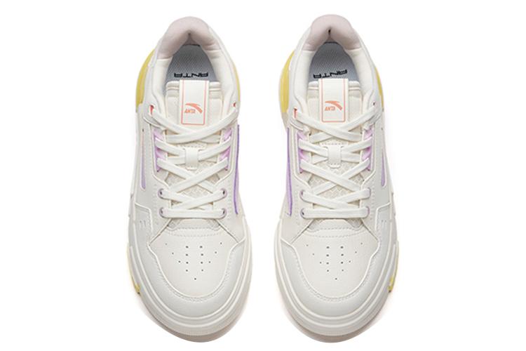 Кеды женские ANTA 922138061-3 белые и фиолетовые, 40 EU