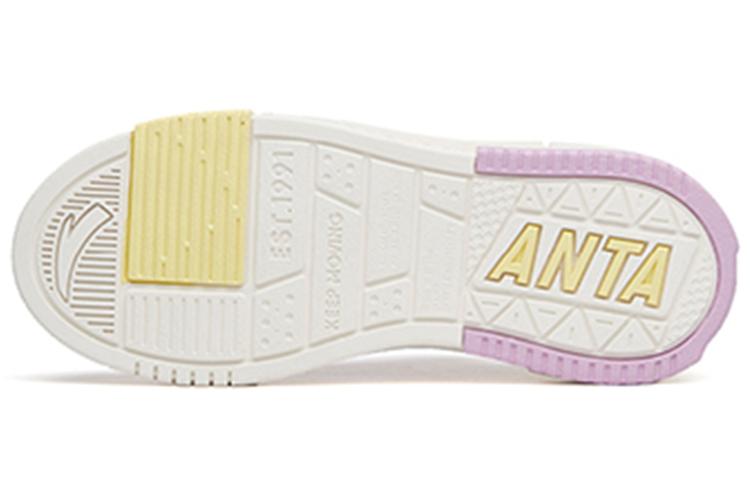 Кеды женские ANTA 922138061-3 белые и фиолетовые, 40 EU