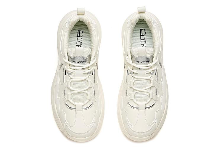 Кроссовки женские Anta Cushioned серебристо-белые, 39 EU