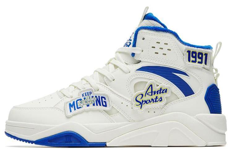 Кеды женские ANTA 122248088-10 белые с синими акцентами