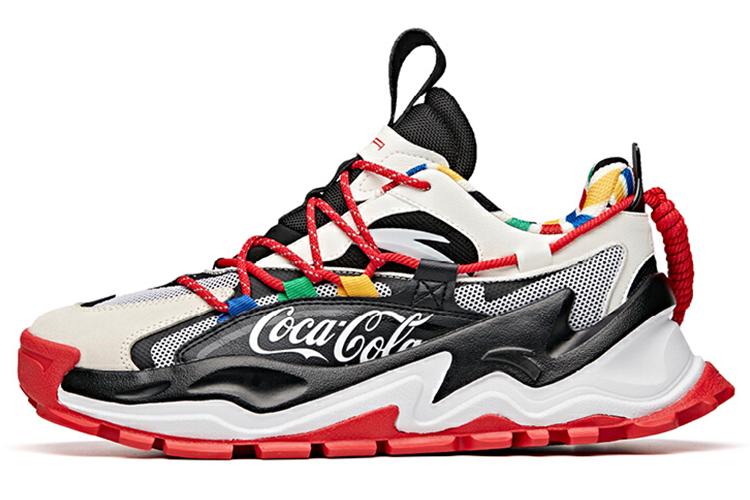 Кроссовки мужские Coca Cola x Anta 912038890-5 черно-белые красные