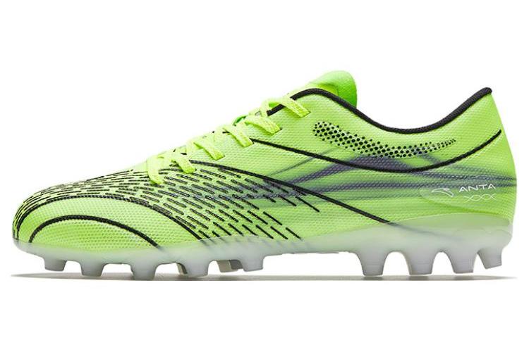Футбольные бутсы мужские ANTA 912332222-4 зеленые и черные