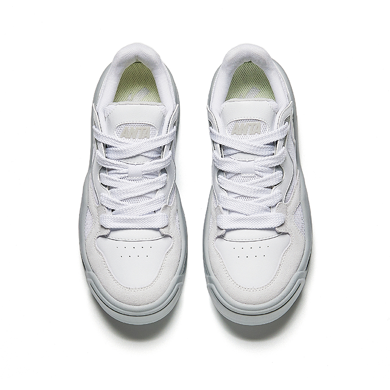 Кеды женские ANTA Egg Baby Shoes 2.0 Height Increasing белые, 38.5 EU