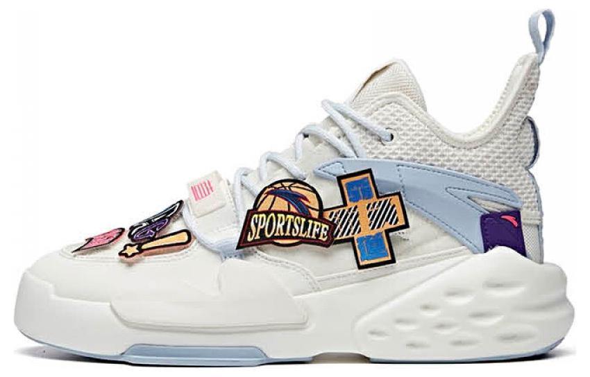 Кроссовки мужские Anta Bastard Fifth Generation бело-голубые, 43 EU