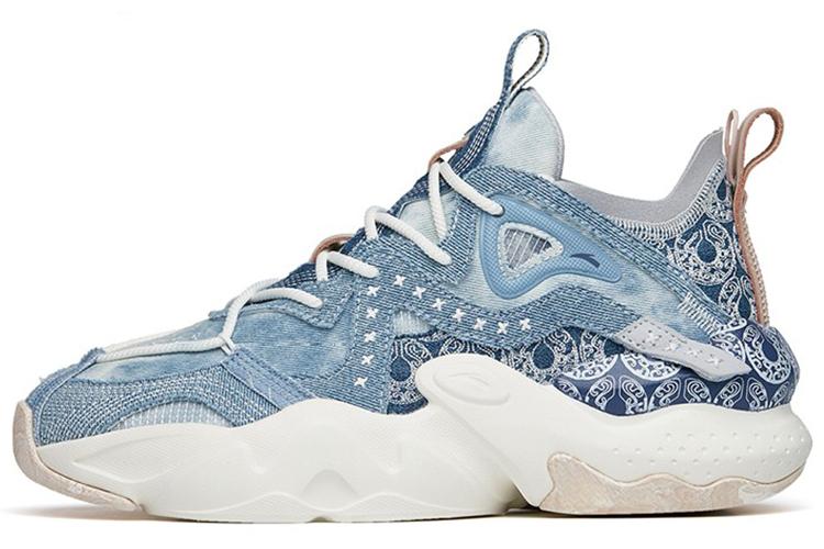 Кроссовки мужские Anta Bastard Mid-Top сине-серые