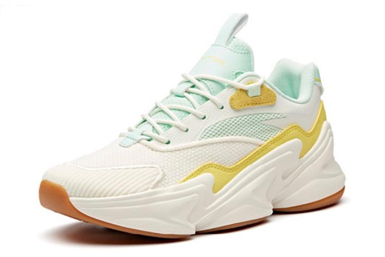 Кроссовки женские ANTA 12928809-7 бело-зелёные, 36.5 EU