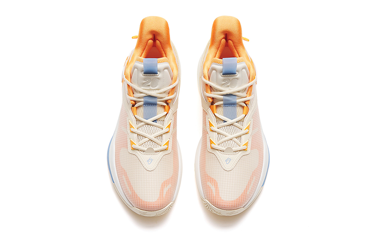 Кроссовки мужские Anta Swoosh 2.0 GH оранжево-белые, 44.5 EU