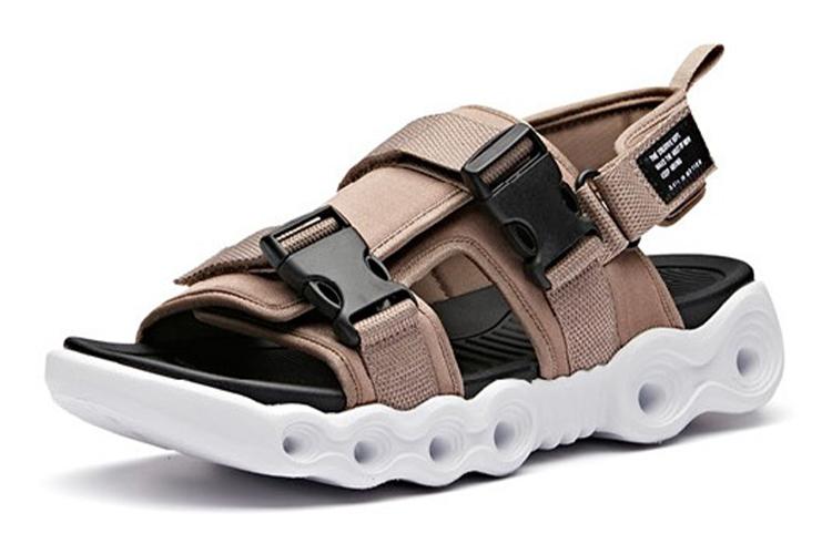 Сандалии мужские ANTA 91926961-4 льняной серый/чёрный, 42 EU