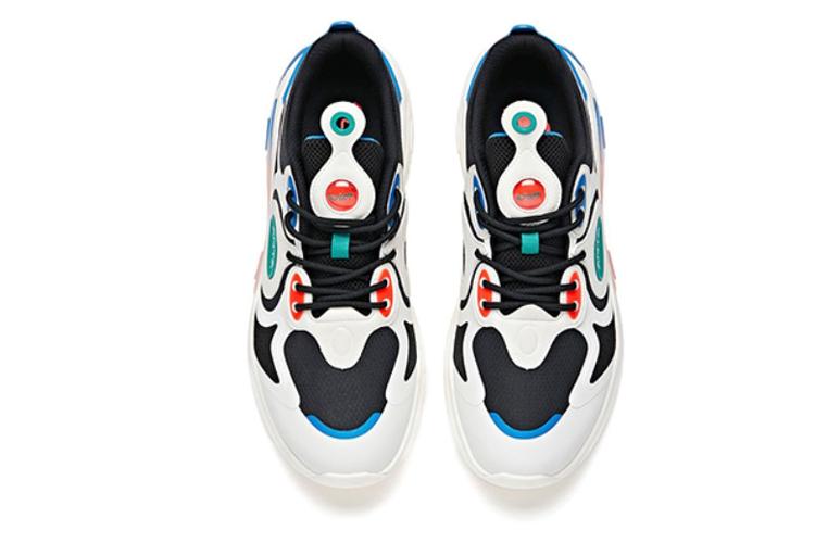 Кроссовки мужские ANTA 912035517-5 черно-белые с синим, 42 EU