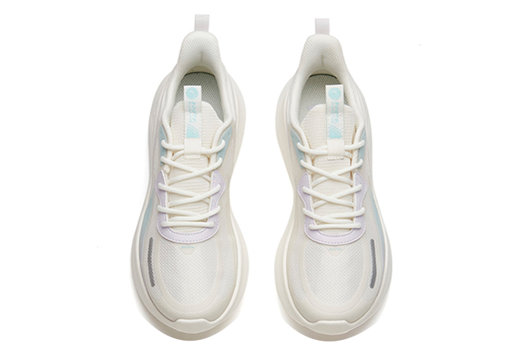 Кроссовки женские ANTA 122215541R-3 Ivory White/Misty Purple, 36 EU