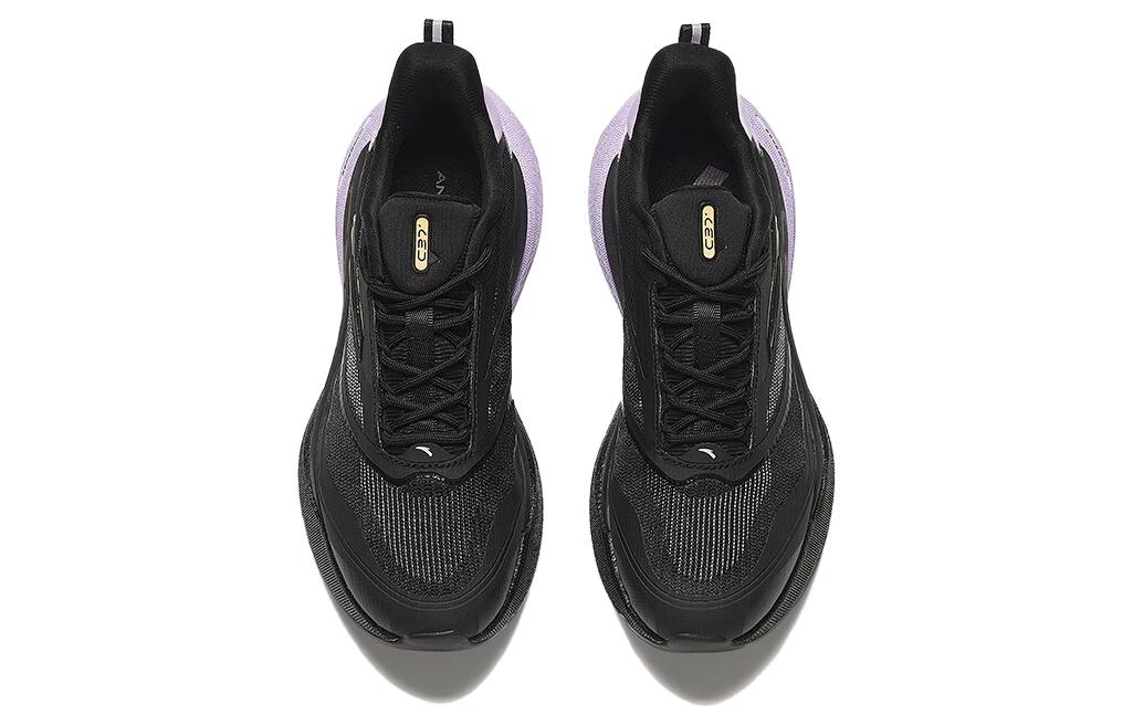 Кроссовки женские Anta C37 Series 4.0 черные, пыльно-фиолетовые, 36 EU
