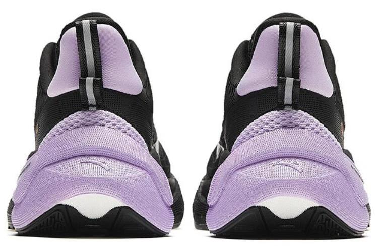 Кроссовки женские Anta C37 Series 4.0 черные, пыльно-фиолетовые, 36 EU
