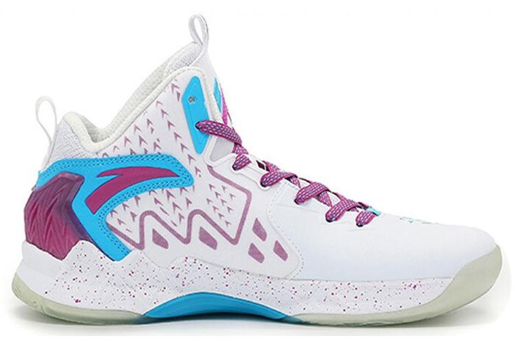 Кроссовки мужские ANTA KT2 белые, красные, синие, 40 EU