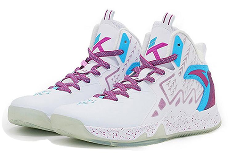 Кроссовки мужские ANTA KT2 белые, красные, синие, 40 EU