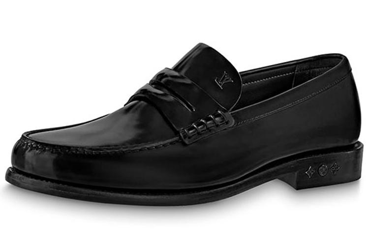 Лоферы мужские LOUIS VUITTON Louis Loafers patent black, 40 EU