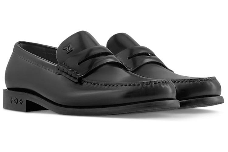 Лоферы мужские LOUIS VUITTON Louis Loafers patent black, 40 EU