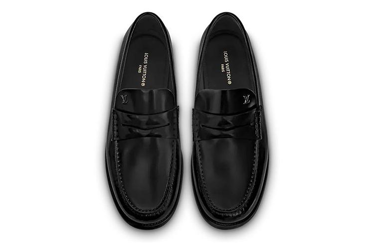 Лоферы мужские LOUIS VUITTON Louis Loafers patent black, 40 EU