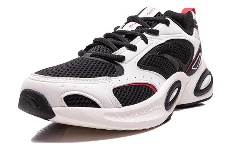 Кроссовки мужские ANTA 112025590-2, бело-черно-красные