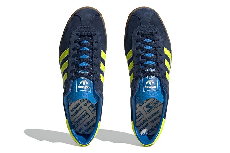 Кроссовки унисекс Adidas Hochelaga Spzl indigo solar yellow, 47 1/3 EU