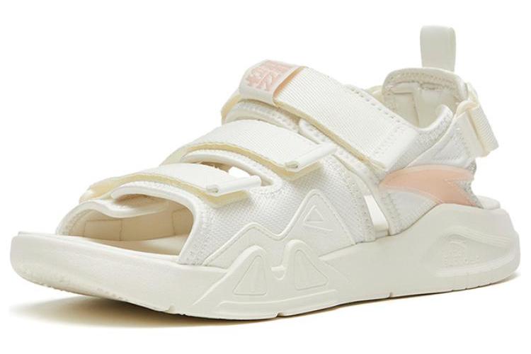 Сандалии женские Anta Life Collection 922326962-1 белые с розовыми акцентами, 38 EU