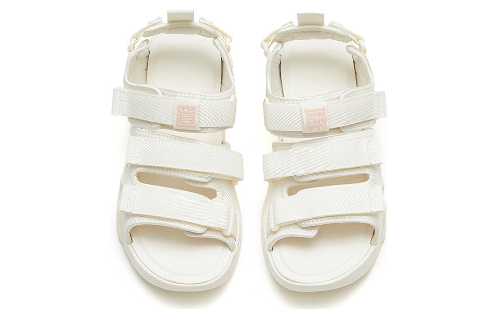 Сандалии женские Anta Life Collection 922326962-1 белые с розовыми акцентами, 38 EU