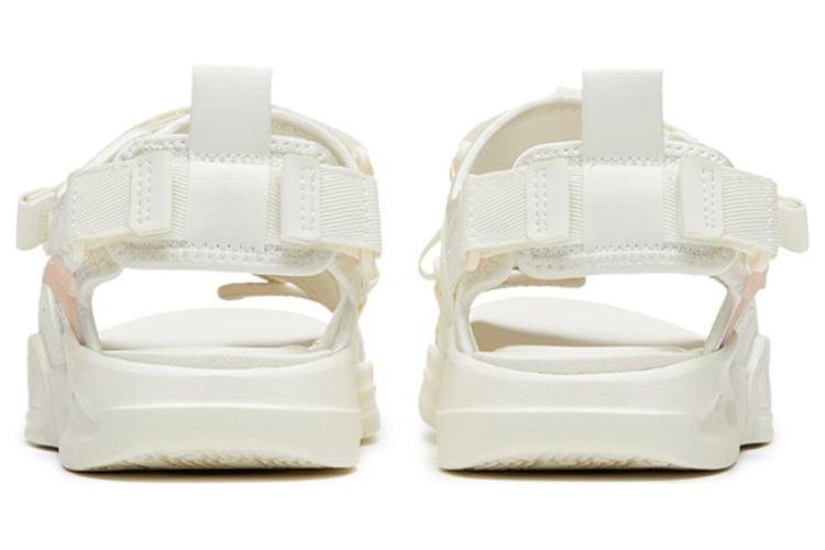 Сандалии женские Anta Life Collection 922326962-1 белые с розовыми акцентами, 38 EU