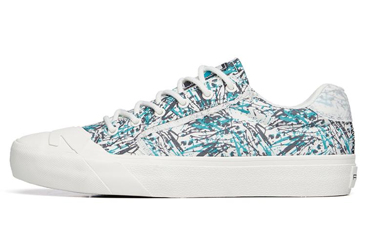 Кеды женские ANTA 122228077S-3 белые и зелёные