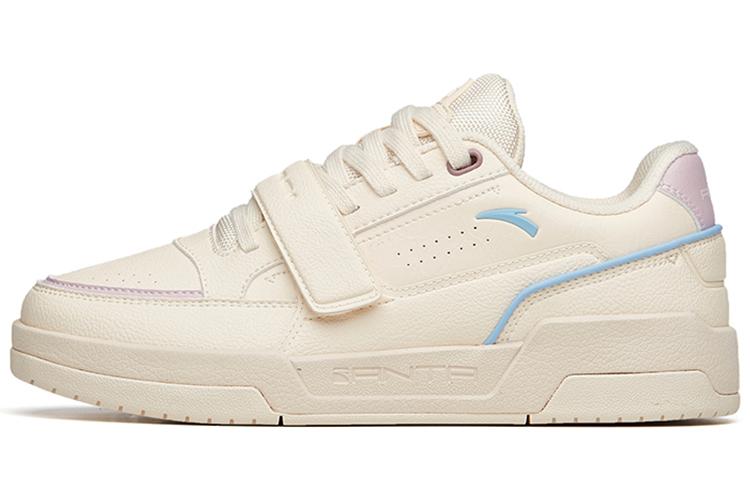 Кроссовки женские ANTA 922218067-4 белые с фиолетовыми и голубыми акцентами