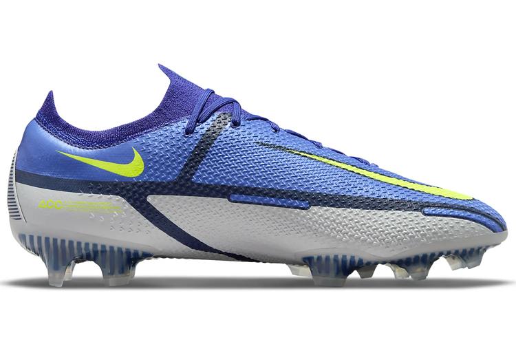 Футбольные бутсы мужские Nike Phantom GT2 Elite FG Recharge Pack, blue-gray, 39 EU