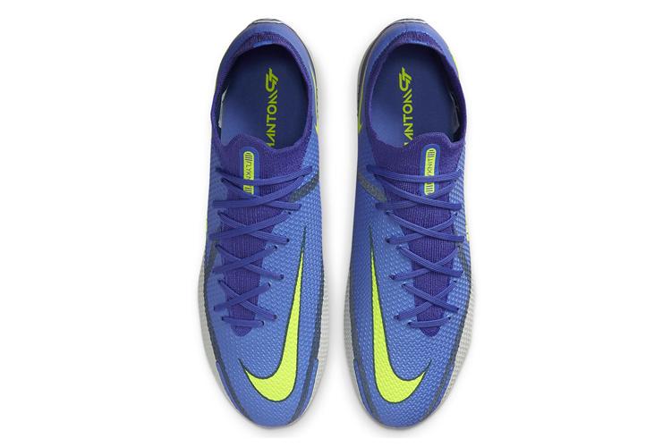 Футбольные бутсы мужские Nike Phantom GT2 Elite FG Recharge Pack, blue-gray, 39 EU