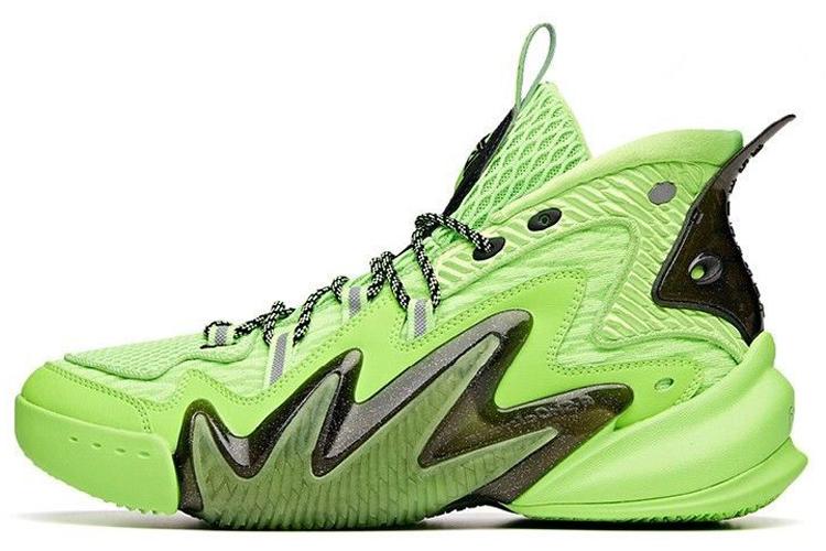 Кроссовки мужские Anta Berserk 2 черно-зелено-белые, 44.5 EU