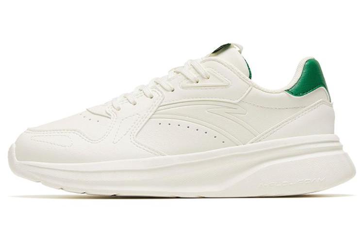 Кроссовки женские ANTA 922248830-5 белые с зелёными акцентами, 39 EU