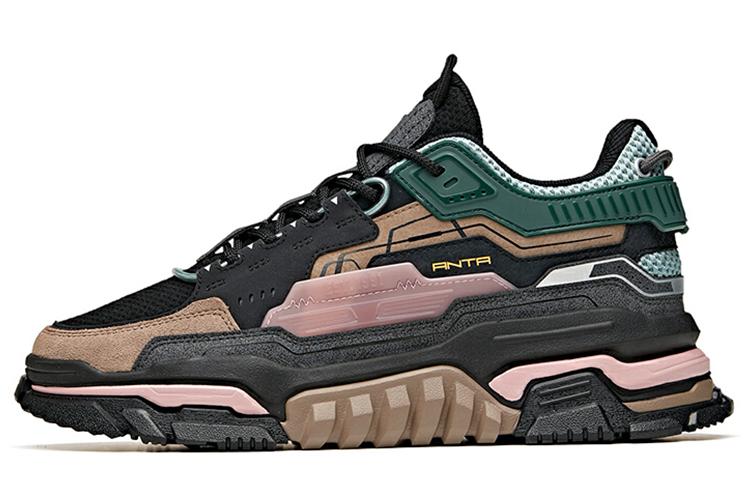 Кроссовки мужские Anta Dieying Coverage 912118026-1 черные, серые, зеленые, 42 EU