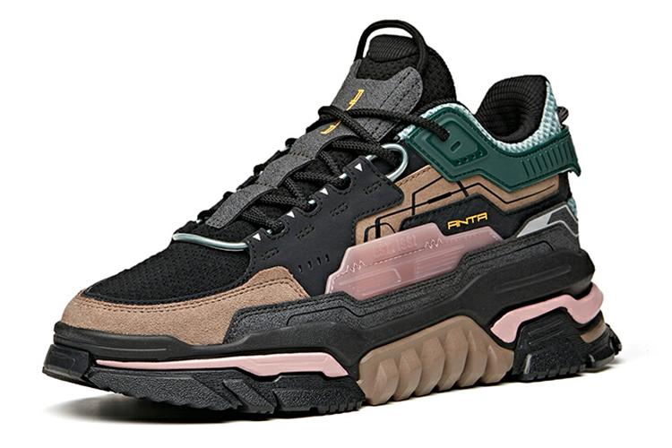 Кроссовки мужские Anta Dieying Coverage 912118026-1 черные, серые, зеленые, 42 EU