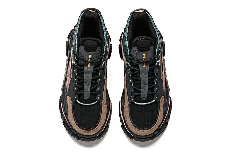 Кроссовки мужские Anta Dieying Coverage 912118026-1 черные, серые, зеленые, 42 EU