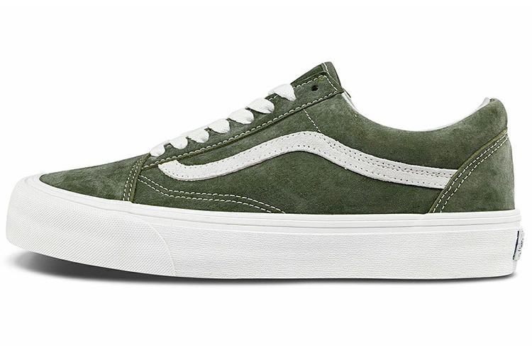 Кроссовки унисекс Vans Vault Old Skool VR3 LX forest night, 35 EU