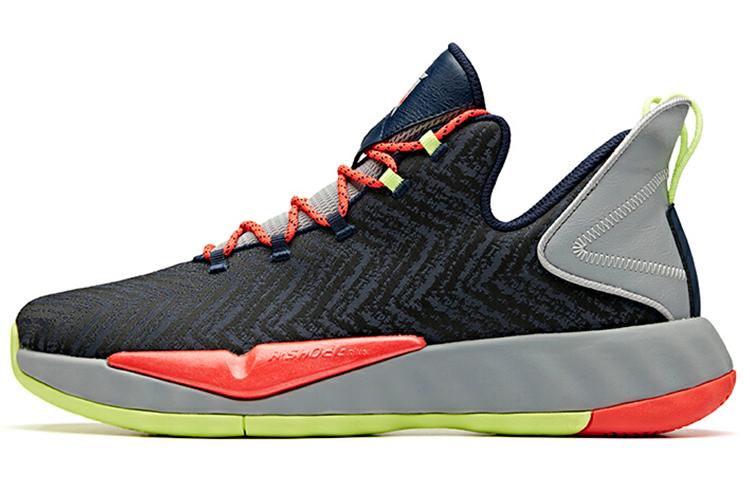 Спортивные кроссовки мужские ANTA Crazy 3 Cushioning серые и оранжевые, 42.5 EU