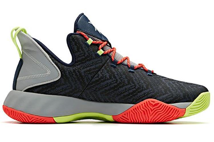 Спортивные кроссовки мужские ANTA Crazy 3 Cushioning серые и оранжевые, 42.5 EU