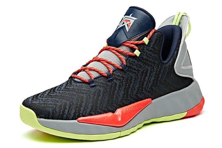 Спортивные кроссовки мужские ANTA Crazy 3 Cushioning серые и оранжевые, 42.5 EU