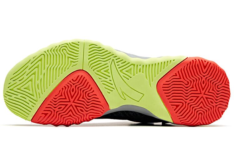 Спортивные кроссовки мужские ANTA Crazy 3 Cushioning серые и оранжевые, 42.5 EU