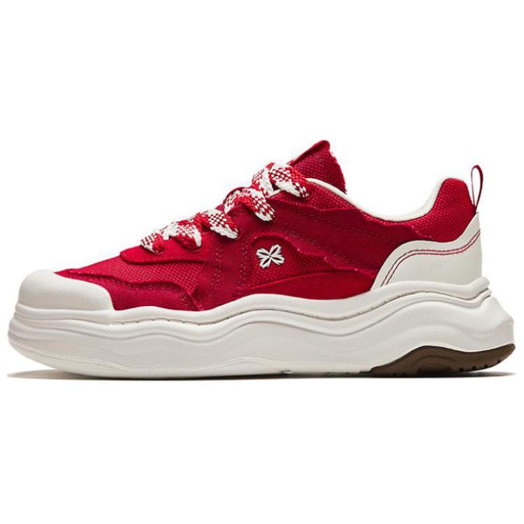 Кеды женские Anta Life Collection Lava Cake красно-белые