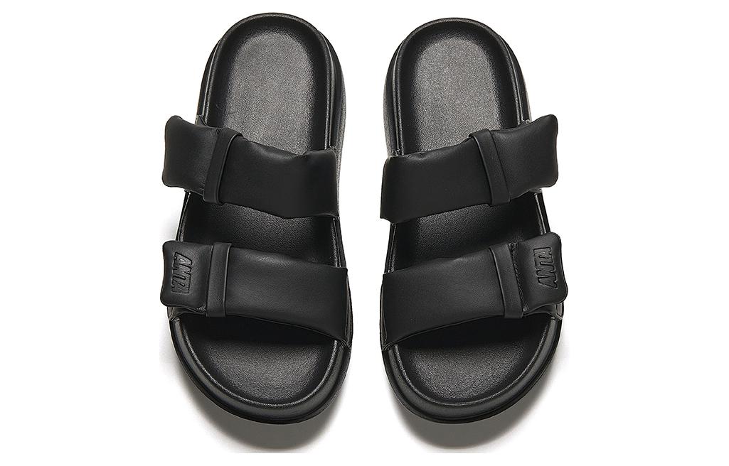 Сланцы женские ANTA Life Collection черные, 36.5 EU