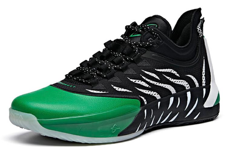 Кроссовки мужские ANTA GH1 черно-зелёные, 44.5 EU