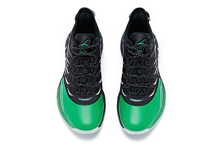 Кроссовки мужские ANTA GH1 черно-зелёные, 44.5 EU